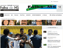 Tablet Screenshot of folhadoms.com.br